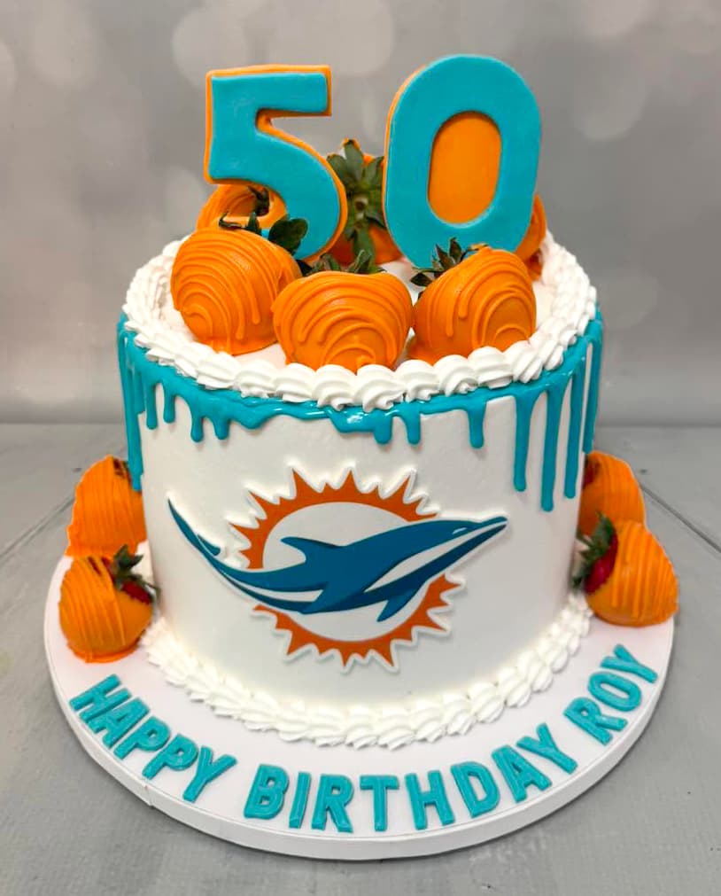 Miami themed custom sculpted cake by Sweet Cakes by Kristen